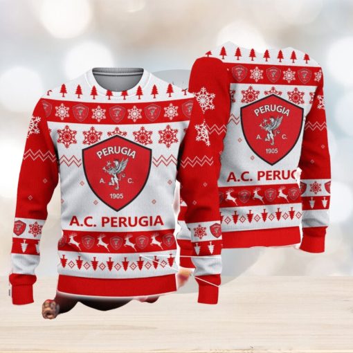 A.C. Perugia Ugly Christmas Sweater Snowflake Pattern Pattern 3D Sweater Holiday Gift Ideas For Men And Women