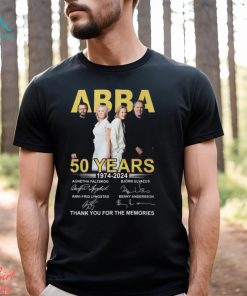 ABBA 50 Years Thanks You For The Memories Shirt