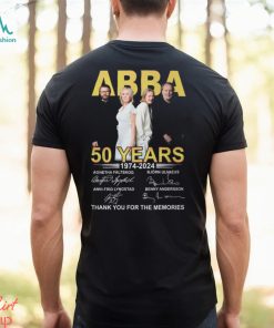 ABBA 50 Years Thanks You For The Memories Shirt