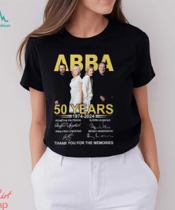 ABBA 50 Years Thanks You For The Memories Shirt