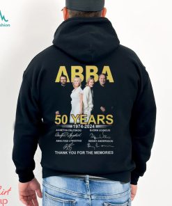 ABBA 50 Years Thanks You For The Memories Shirt