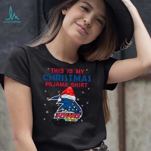 AFL This is christmas Pajamas T shirt Adelaide Crows T shirt