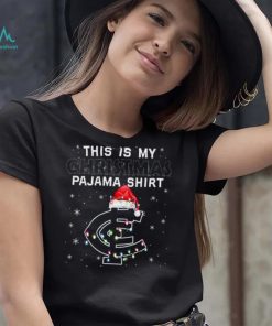 AFL This is christmas Pajamas T shirt Carlton Blues T shirt
