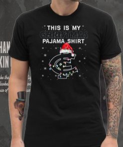 AFL This is christmas Pajamas T shirt Carlton Blues T shirt