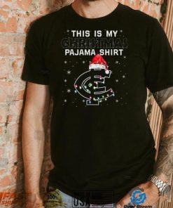 AFL This is christmas Pajamas T shirt Carlton Blues T shirt