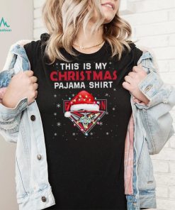AFL This is christmas Pajamas T shirt Essendon Bombers T shirt