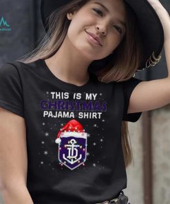 AFL This is christmas Pajamas T shirt Fremantle Dockers T shirt