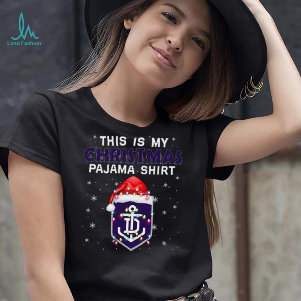AFL This is christmas Pajamas T shirt Fremantle Dockers T shirt AFL This is christmas Pajamas T shirt Fremantle Dockers T shirt