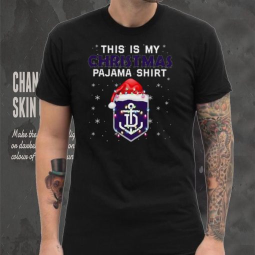 AFL This is christmas Pajamas T shirt Fremantle Dockers T shirt
