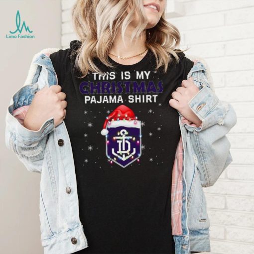 AFL This is christmas Pajamas T shirt Fremantle Dockers T shirt
