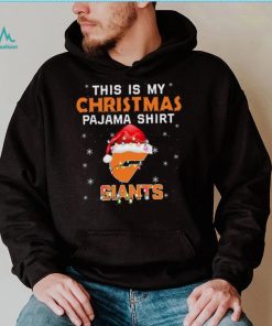 AFL This is christmas Pajamas T shirt GWS Giants T shirt