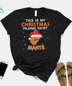 AFL This is christmas Pajamas T shirt GWS Giants T shirt