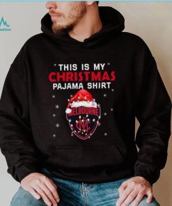 AFL This is christmas Pajamas T shirt Melbourne Demons T shirt