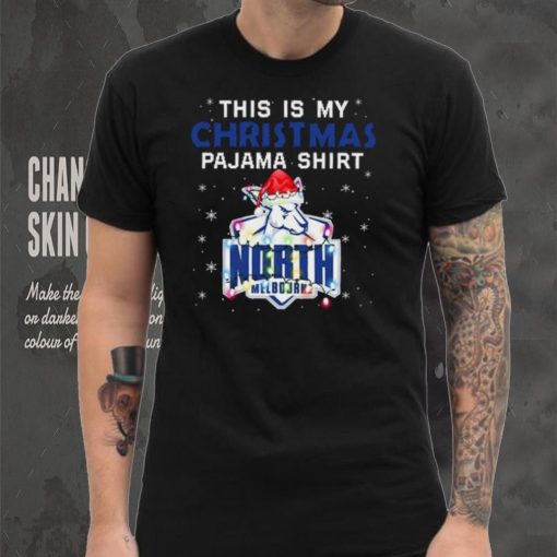 AFL This is christmas Pajamas T shirt North Melbourne T shirt