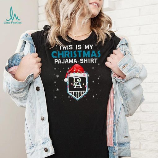 AFL This is christmas Pajamas T shirt Port Adelaide Power T shirt