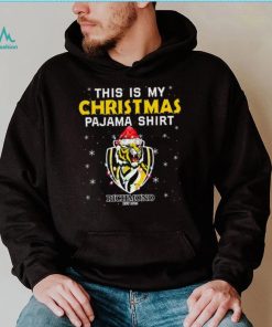 AFL This is christmas Pajamas T shirt Richmond Tigers T shirt
