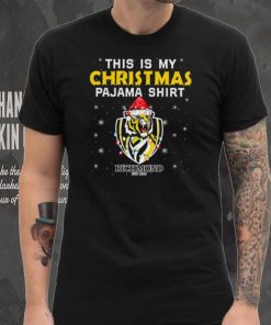 AFL This is christmas Pajamas T shirt Richmond Tigers T shirt