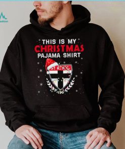 AFL This is christmas Pajamas T shirt St Kilda Saints T shirt