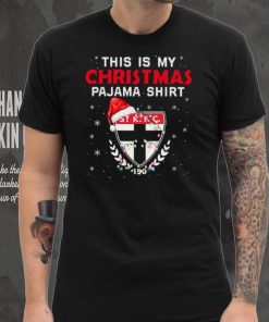 AFL This is christmas Pajamas T shirt St Kilda Saints T shirt