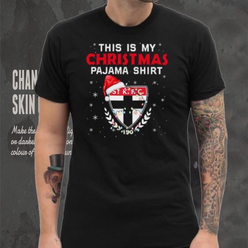 AFL This is christmas Pajamas T shirt St Kilda Saints T shirt