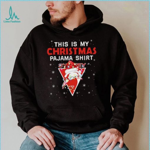 AFL This is christmas Pajamas T shirt Sydney Swans T shirt