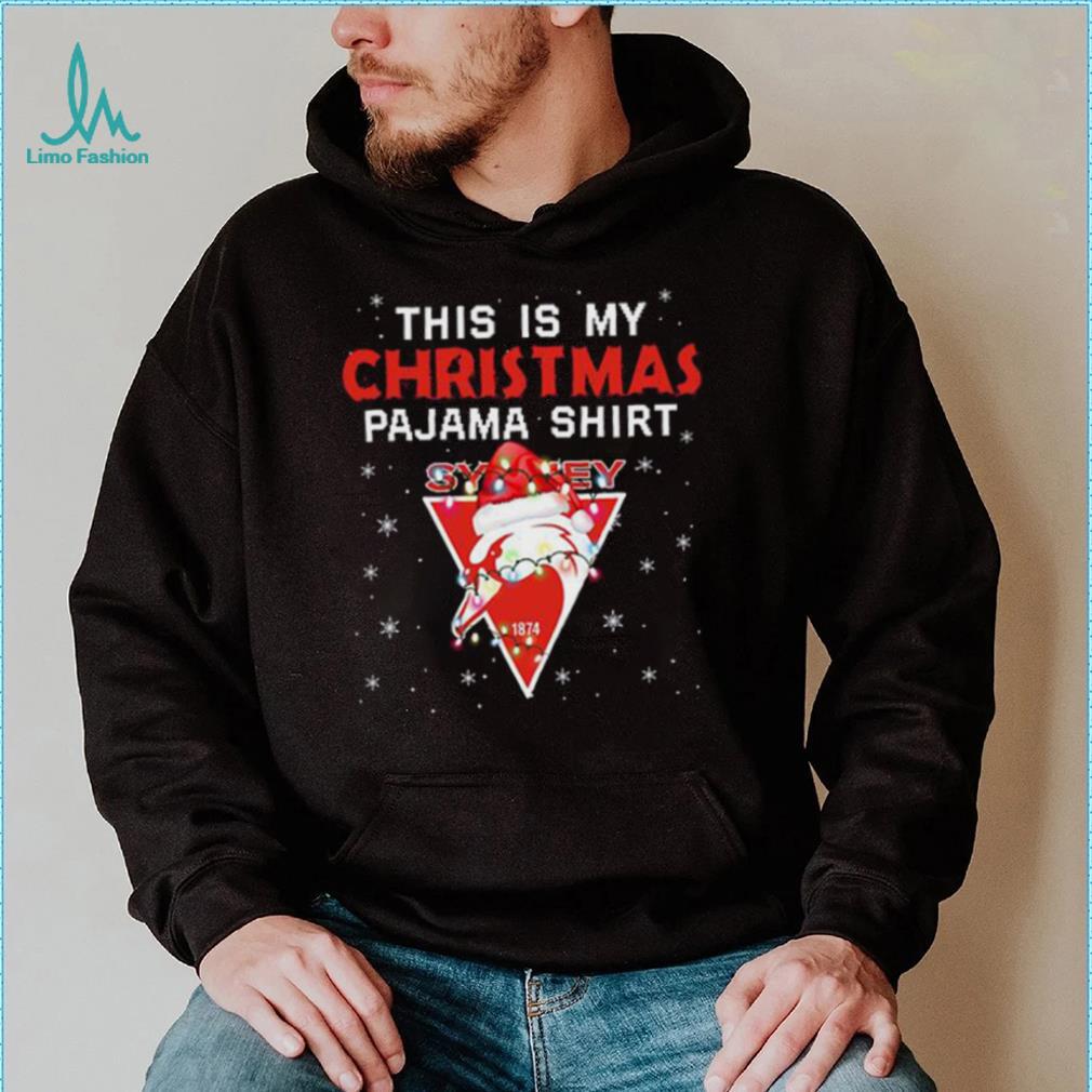 AFL This is christmas Pajamas T shirt Sydney Swans T shirt AFL This is christmas Pajamas T shirt Sydney Swans T shirt