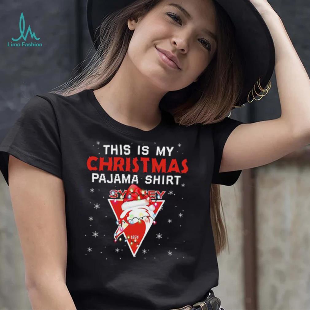 AFL This is christmas Pajamas T shirt Sydney Swans T shirt AFL This is christmas Pajamas T shirt Sydney Swans T shirt