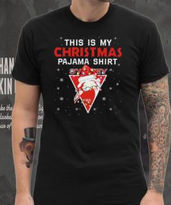 AFL This is christmas Pajamas T shirt Sydney Swans T shirt