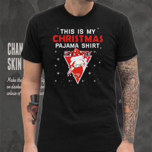 AFL This is christmas Pajamas T shirt Sydney Swans T shirt
