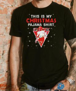 AFL This is christmas Pajamas T shirt Sydney Swans T shirt