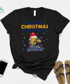AFL This is christmas Pajamas T shirt West Coast Eagles T shirt