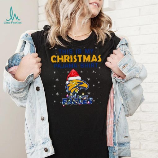 AFL This is christmas Pajamas T shirt West Coast Eagles T shirt