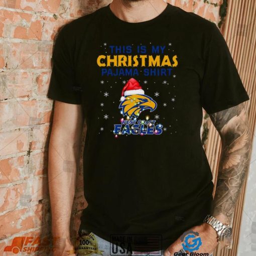 AFL This is christmas Pajamas T shirt West Coast Eagles T shirt