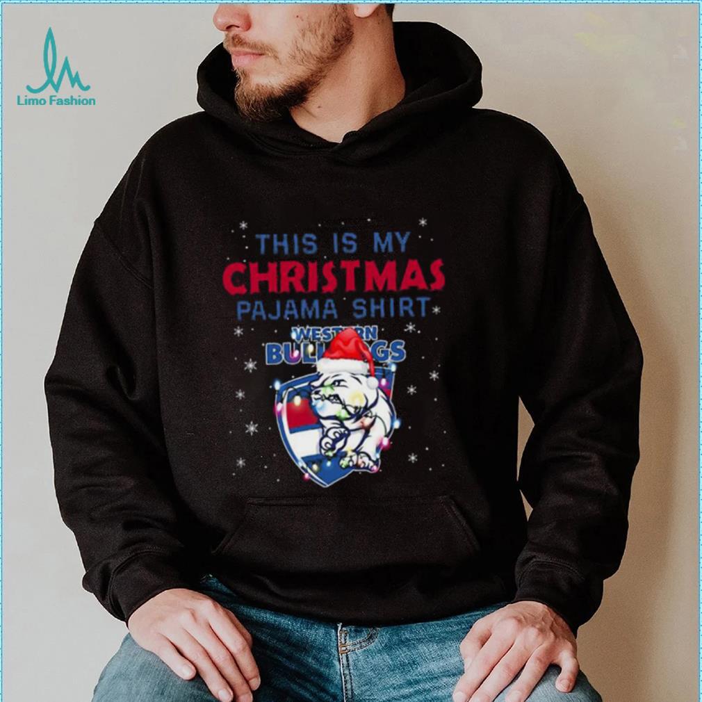 AFL This is christmas Pajamas T shirt Western Bulldogs T shirt AFL This is christmas Pajamas T shirt Western Bulldogs T shirt