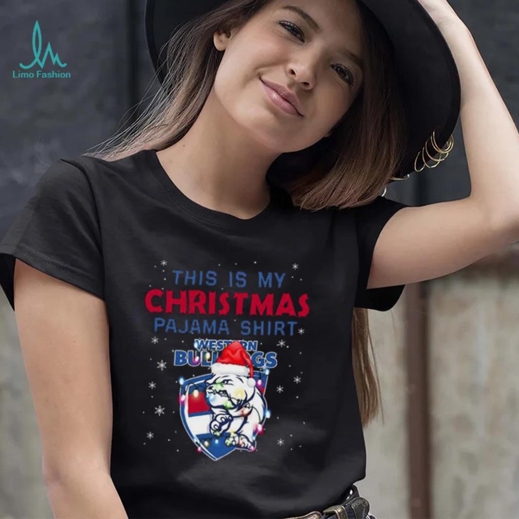 AFL This is christmas Pajamas T shirt Western Bulldogs T shirt AFL This is christmas Pajamas T shirt Western Bulldogs T shirt
