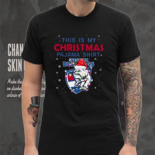 AFL This is christmas Pajamas T shirt Western Bulldogs T shirt
