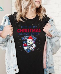 AFL This is christmas Pajamas T shirt Western Bulldogs T shirt