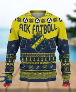 AIK Fotboll Allsvenskan Sweden Ugly Sweater Christmas