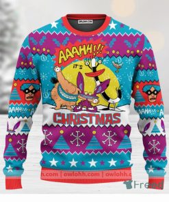 Aaahh!!! Real Monsters Nickelodeon Ugly Christmas Sweater