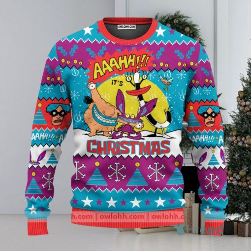 Aaahh!!! Real Monsters Nickelodeon Ugly Christmas Sweater