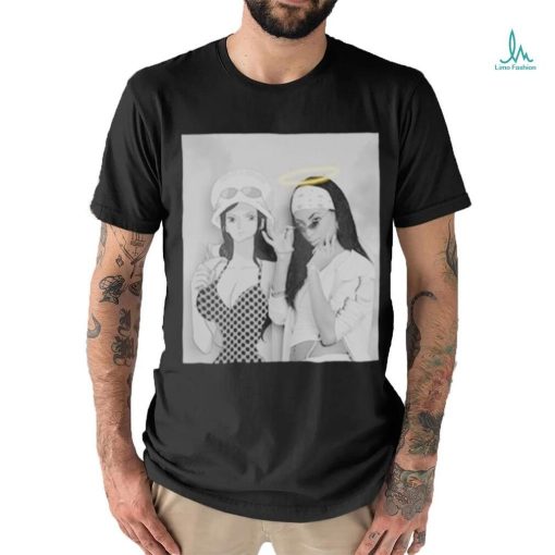 Aaliyah x Nico Robin One Piece shirt