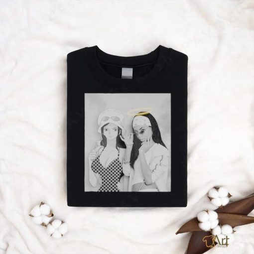Aaliyah x Nico Robin One Piece shirt