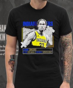 Aaron Nesmith Indiana Pacers basketball player pose paper gift shirt