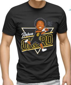 Aaron Okoro Briar Cliff University cartoon signature shirt