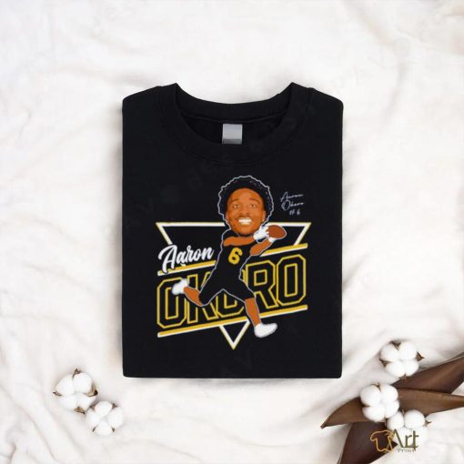 Aaron Okoro Briar Cliff University cartoon signature shirt