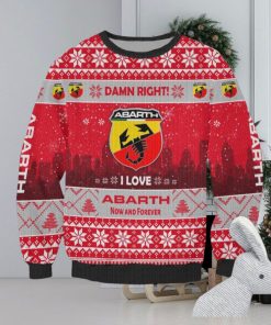 Abarth Xmas Sweater Car Design Gift For Fans Gift Christmas