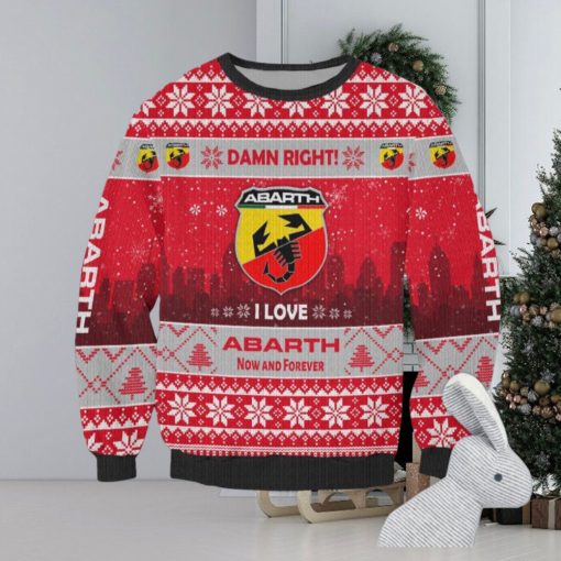 Abarth Xmas Sweater Car Design Gift For Fans Gift Christmas