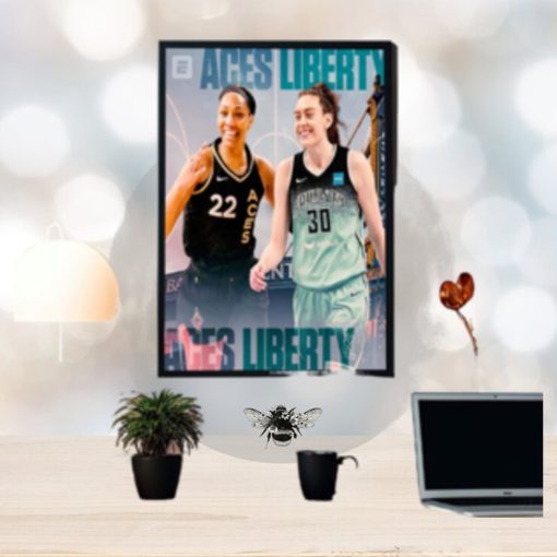 Aces Vs Liberty Superteam Showdown In Brooklyn Home Decor Poster Canvas