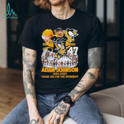 Adam Johnson 1994 2023 Pittsburgh Penguins Thank You For The Memories T Shirt