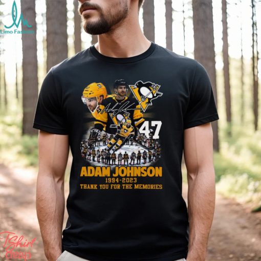 Adam Johnson 1994 – 2023 Pittsburgh Penguins Thank You For The Memories T Shirt